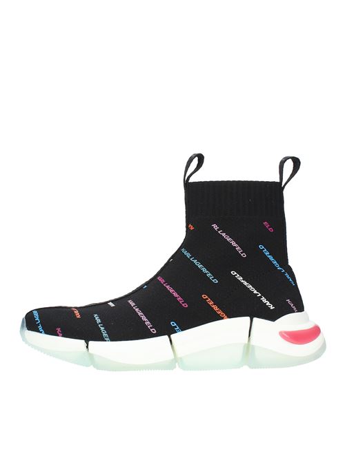 Sneakers alta in tessuto KARL LAGERFELD | KL63245 K0MNERO-MULTICOLOR